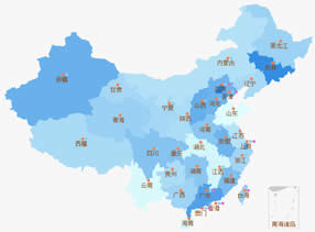中国地图缩略图